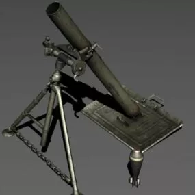 Mortar Weapon 3d model