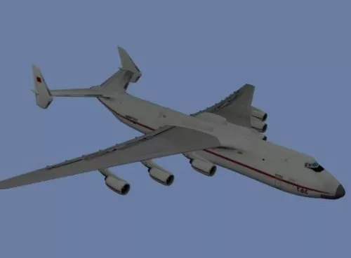 Airplane Antonov An225 3d model Airplane Antonov An225 3d model