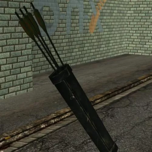 Green Arrow Quiver Weapon 3d model Green Arrow Quiver Weapon 3d model