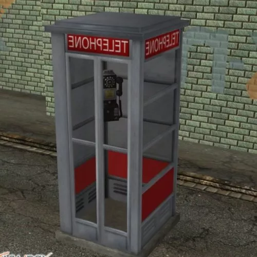 TelePhone Box 3d model TelePhone Box 3d model
