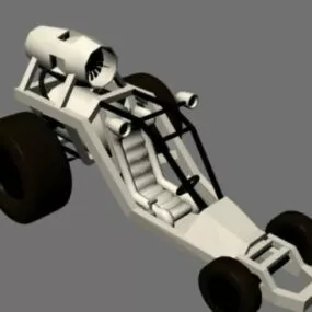 Turbo X Car 3d model