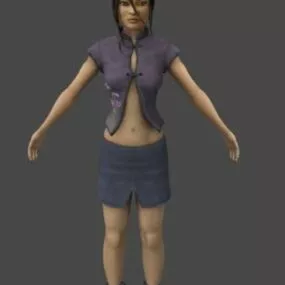 Girl 3d model