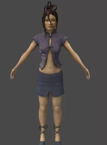 Girl 3d model Girl 3d model