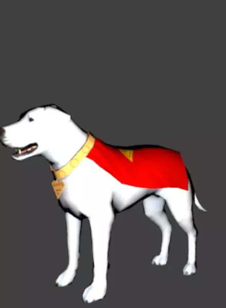 Krypto Superman Dog 3d model Krypto Superman Dog 3d model