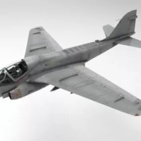 A6 Intruder Airplane 3d model
