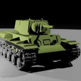 Kv1 Heavy Tank 3d model