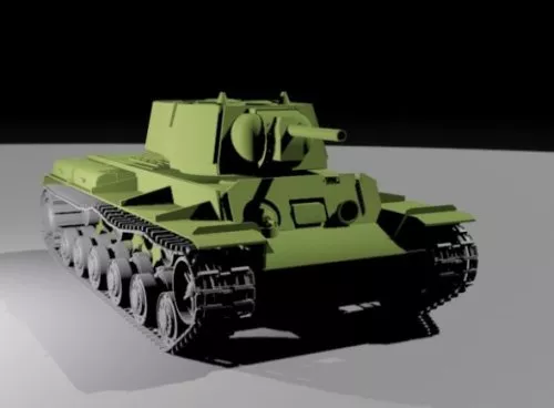 Kv1 Heavy Tank 3d model Kv1 Heavy Tank 3d model