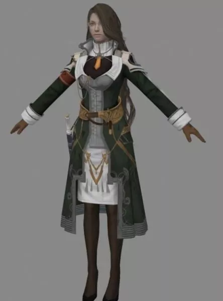 Jihl Fantasy Character 3d model Jihl Fantasy Character 3d model