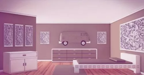 Simple Interior BedRoom 3d model Simple Interior BedRoom 3d model