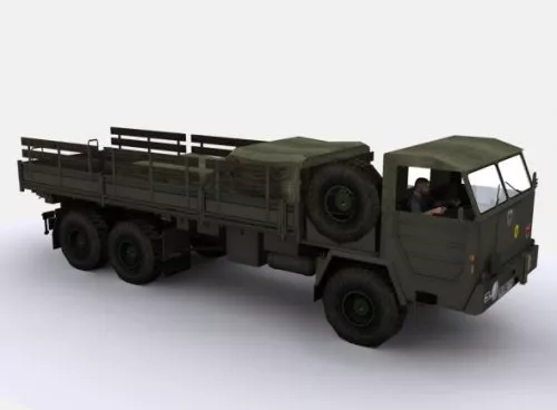 German Army Truck 3d model German Army Truck 3d model