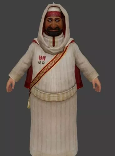 Arab 3d model Arab 3d model