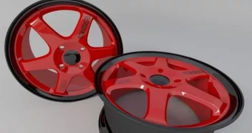 Jeep Car Rim 3d model