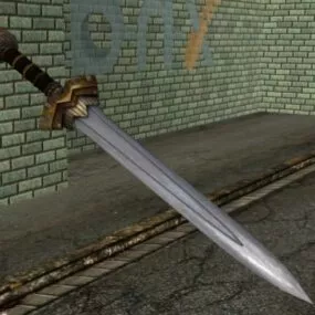 Wonder Woman Sword 3d model