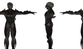 Raiden Character 3d model