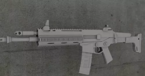 Acr Bushmaster Gun 3d model Acr Bushmaster Gun 3d model