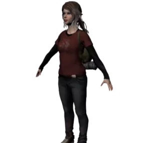 Ellie Character Female 3d model