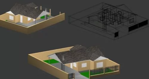 Casa 3d model Casa 3d model