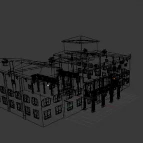 Mansion Auditore Building 3d model
