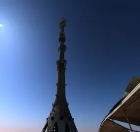 Metro 2033 Tower Building 3d model