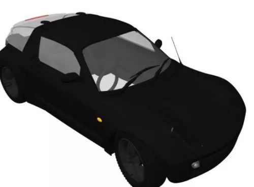 Smart Roadster Car 3d model Smart Roadster Car 3d model
