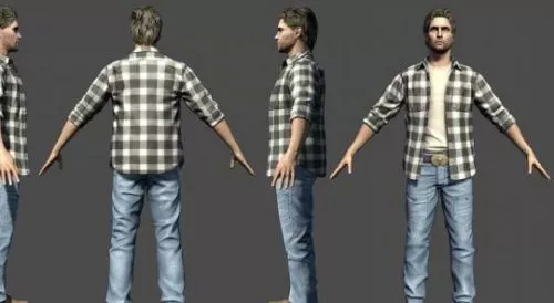 Alan Wake Awns 3d model Alan Wake Awns 3d model