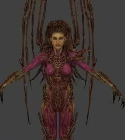Infested Kerrigan 3d model