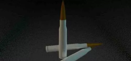 Bullets Stack 3d model