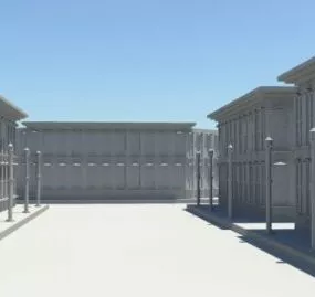 Building Street Scene 3d model