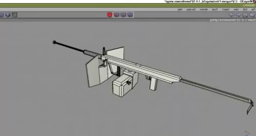 Flamethrower 3d model Flamethrower 3d model