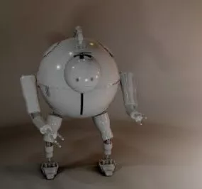 Round Robot 3d model