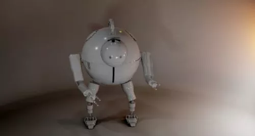 Round Robot 3d model Round Robot 3d model