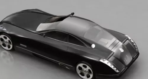 Maybach Coupe Car 3d model Maybach Coupe Car 3d model