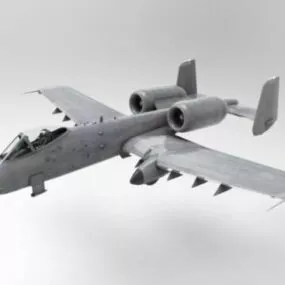 Aircraft A10 Thunderbolt 3d model