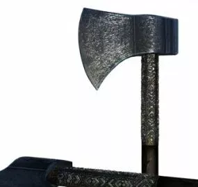 Medieval Vintage Axe 3d model
