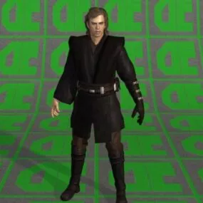 Anakin Skywalker Male Character 3d model