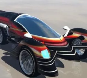 Scorpion Trc-26 Tricycle 3d model