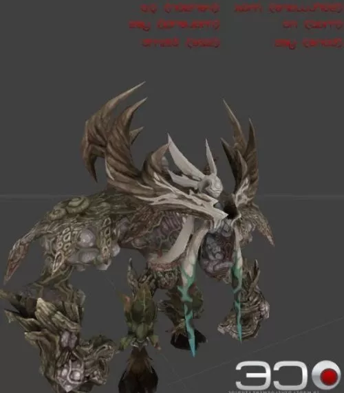 Unseelie Noble Monster 3d model Unseelie Noble Monster 3d model