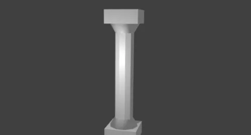 Classic Rome Column 3d model