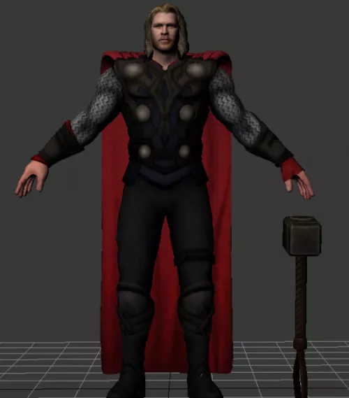 Marvel Thor Character Free 3d Model - .Obj - Open3dModel