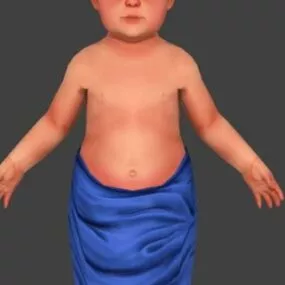 Elizabeth (baby) 3d model