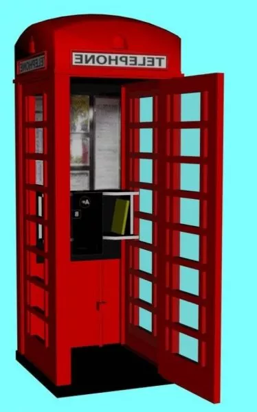 British Telephone Box 3d model British Telephone Box 3d model