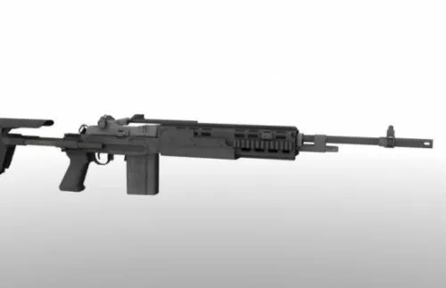 Weapon M39 EMR Gun 3d model Weapon M39 EMR Gun 3d model