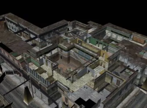 Inside Dungeon Underground Scene 3d model