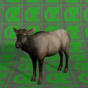 Wild Elk 3d model
