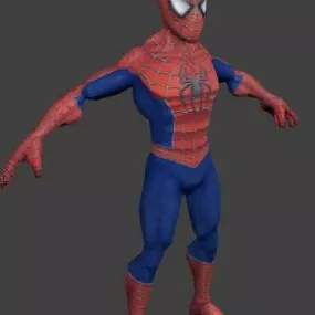 Spiderman Character 3d model