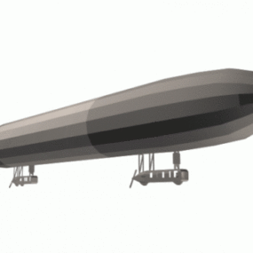 Zeppelin Aircraft  Free 3d model