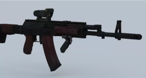 Aek Sniper Gun 3d model Aek Sniper Gun 3d model