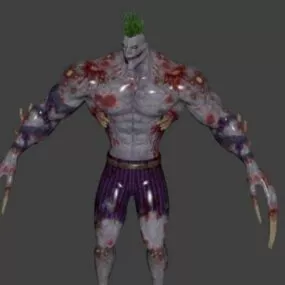 Venom Joker Rigged 3d model
