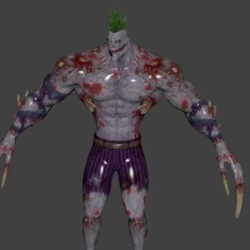 Venom Joker Rigged 3d model Venom Joker Rigged 3d model