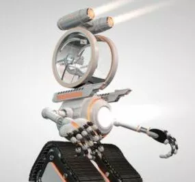 Robot With 04 Cockpit 3d model